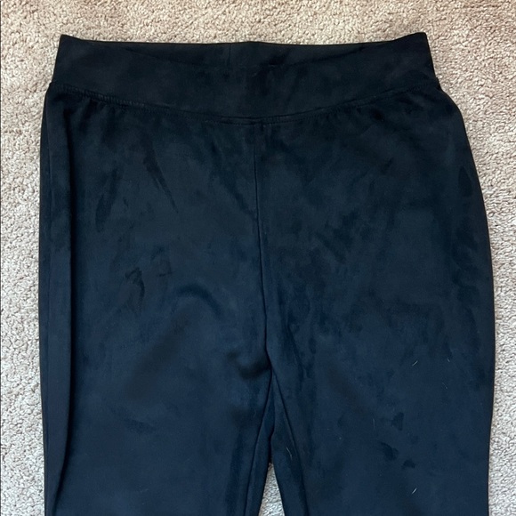 NWT Jason Wu Black Faux Suede Leggings - Picture 2 of 7